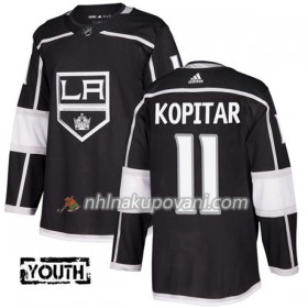 Los Angeles Kings Dresy Anze Kopitar 11 Adidas 2017-2018 Černá Authentic - Pánské